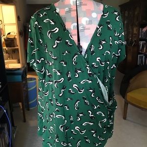 ModCloth wrap top 2X